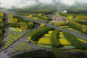 海南省东方市城市入口景观设计