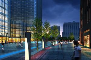 云南昆明北市区商业中心广场景观设计